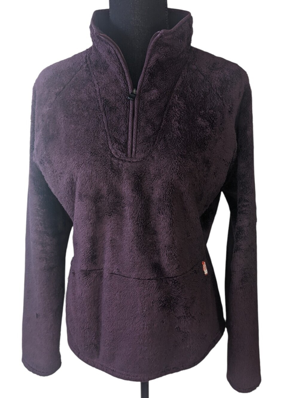 The North Face Women's Mossbud 1/4 Zip Fleece Pullover Jacket Sweater Size M
